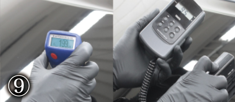 膜厚チェック 光沢度チェック